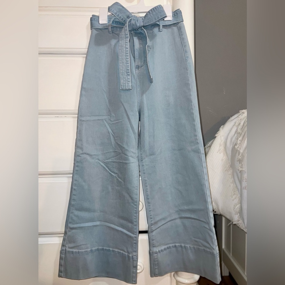 Altar’d State High Rise Wide Leg Cropped Jean Pant